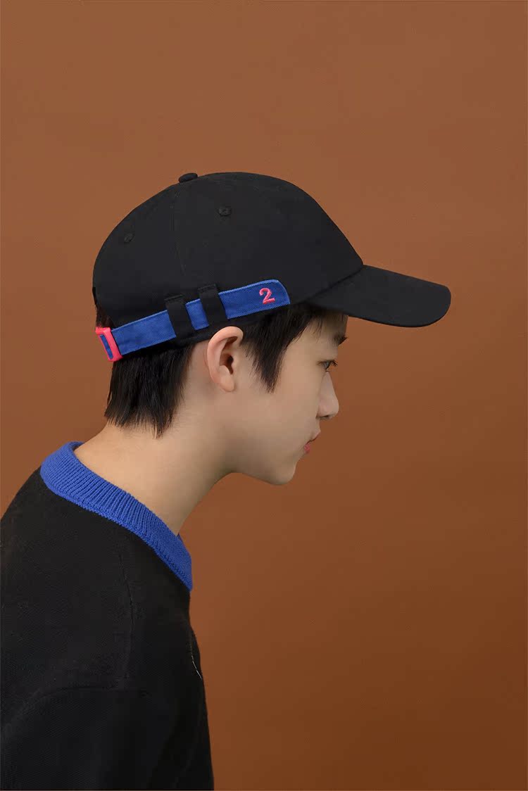 YIZISTORE hat baseball cap flat-brimmed hats for men and women canvas printing fashion lovers curling visor - หมวก - วัสดุอื่นๆ 