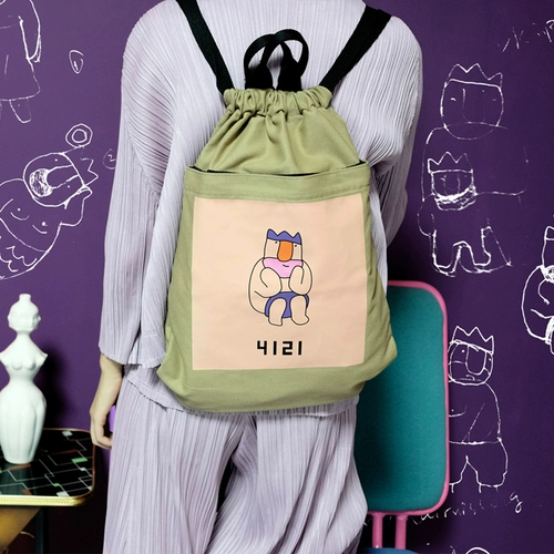 YIZISTORE Летний вместительный и большой мешочек, сумка через плечо, школьный рюкзак