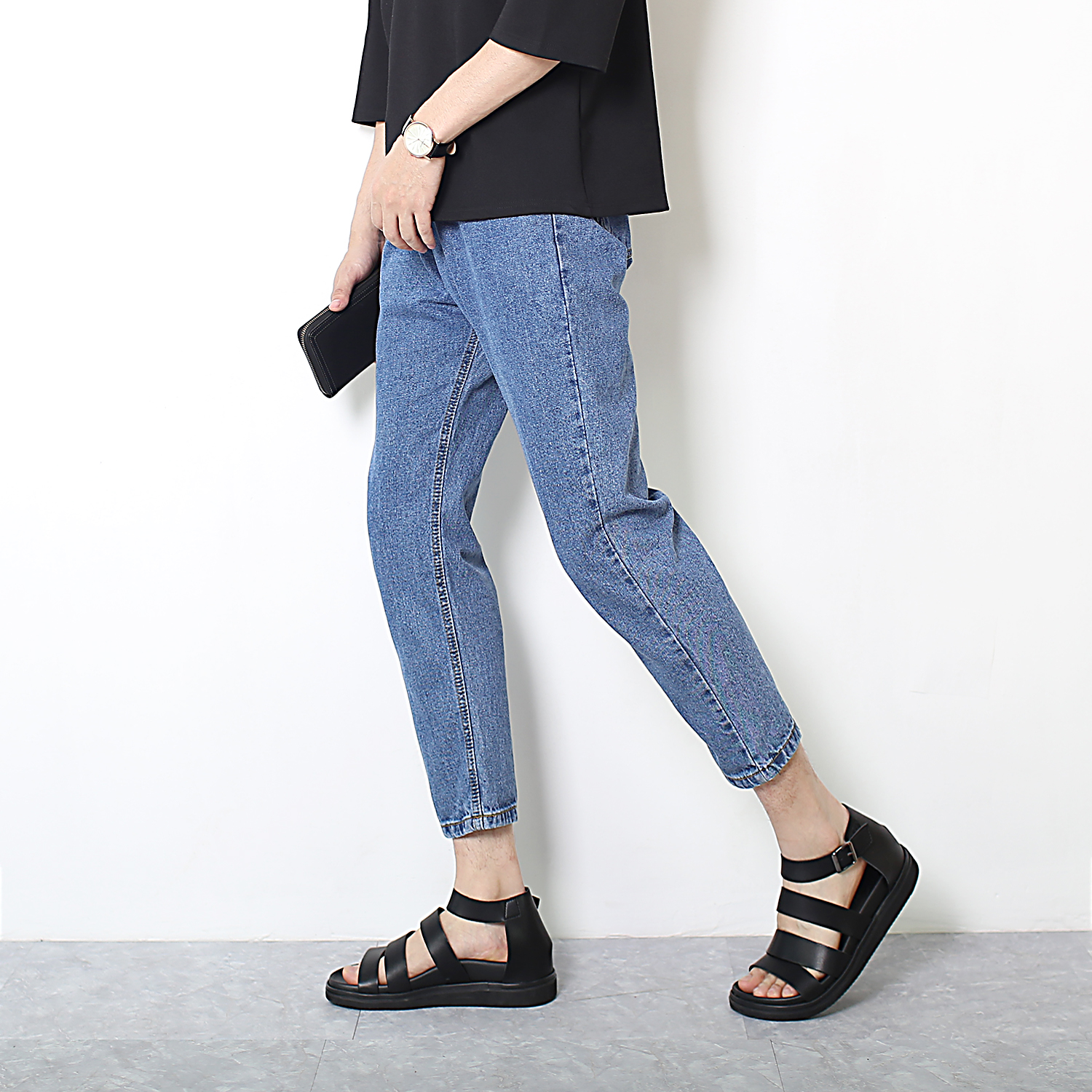 Jeans pour adolescent Sarouel en coton pour été - Ref 1467403 Image 8