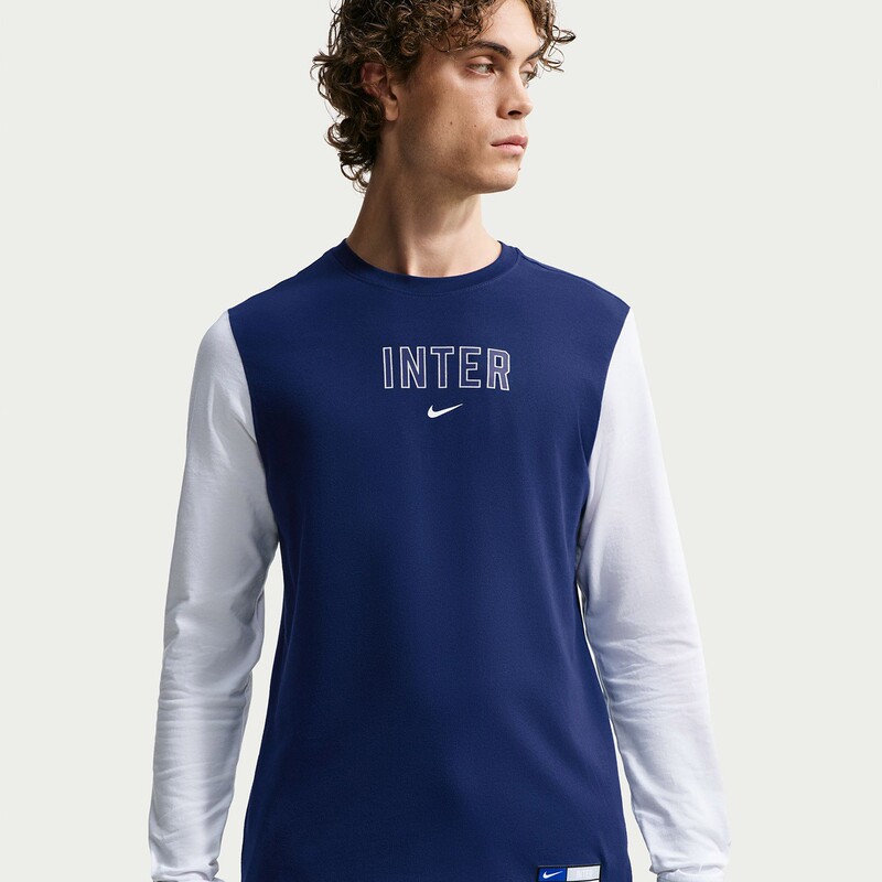 Italian Inter Milan 26/27 Long-Sleeved Casual Wear T-Shirt for Adults and Youth, Same Style [in Stock]