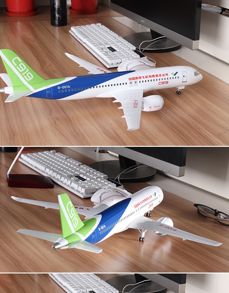 Mô hình máy bay chở khách hợp kim COMAC C919 đồ chơi China Southern Airlines B787 777 737 Airbus A380 350 330 - Chế độ tĩnh mô hình giấy 3d