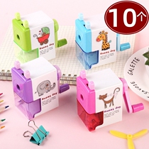Cartoon Pencil Knife Pencil Sharpeners Creative Labor-saving Single Hole Pencil Sharpening Machine Hand Pencil Knife Boxed Student Stationery
