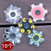 The 3D fingertips spinning that the new toy of the Dingge Animation Network Red Dynamic Tops will run