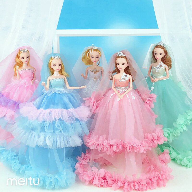 Kindergarten Dressup Wedding Dressup Cute doll Dressup Princess Girl Keychain Reward Creative gift Gift items