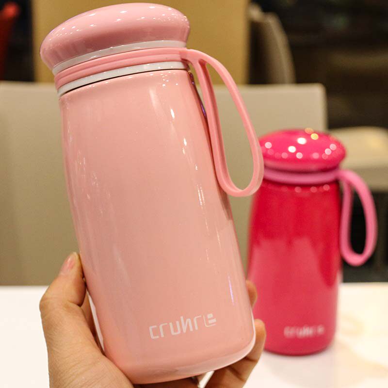 Candy fresh minimal student stainless steel insulation cup wipe portable drinking cup lady leakage insulation