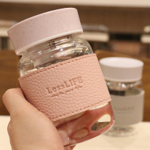 With tea-separated brewed tea heat-resistant borosilicate glass small big belly milk office student drinking cup