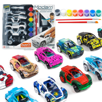 American hand-painted toy detachable assembly car luxury set childrens racing model 6