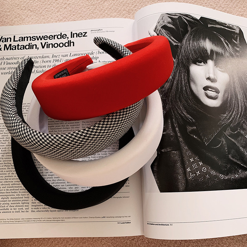 deessesicile net red heightening hair stirrup 100 hitchhiking sponge thickened styled wide side hair stirrup bright