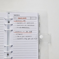 Basic horizontal notes inner page in the wind account of the core core A5A6 mushroom hole Moterm