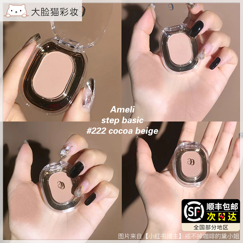 Daily and good looking ameli monochrome eye shadow matt stereo 222 hit bottom nude color c221 rose brown daily makeup