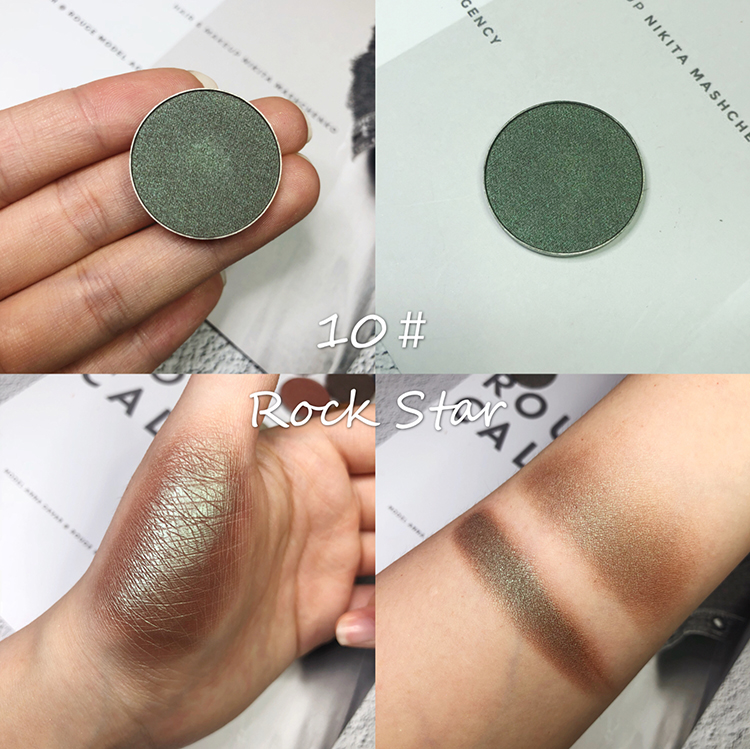 Monochrom Polarized Eyeshadow Naras Laser Lite Xuất hiện Nàng tiên cá Ji Pumpkin Màu Fly Green Magnet Buckle DIY Kết hợp phấn mắt thỏi