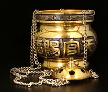 Buddha Heaven-god For Incense Stove Hanging Type of Hanging Sky Official Blessing Pure Copper hanging stove Incense Burner Incense Stove incense stove Smoked incense