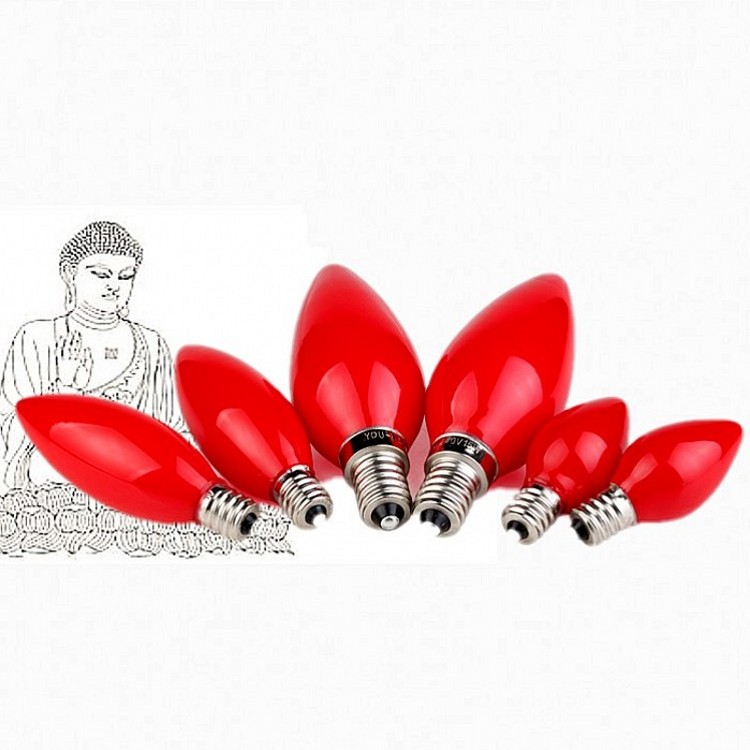 Chaine lamp Guanyin lamp LED light bulb energy-saving lamp for lamp lotus lamp red electric candle lamp Buddha lamp accessories special