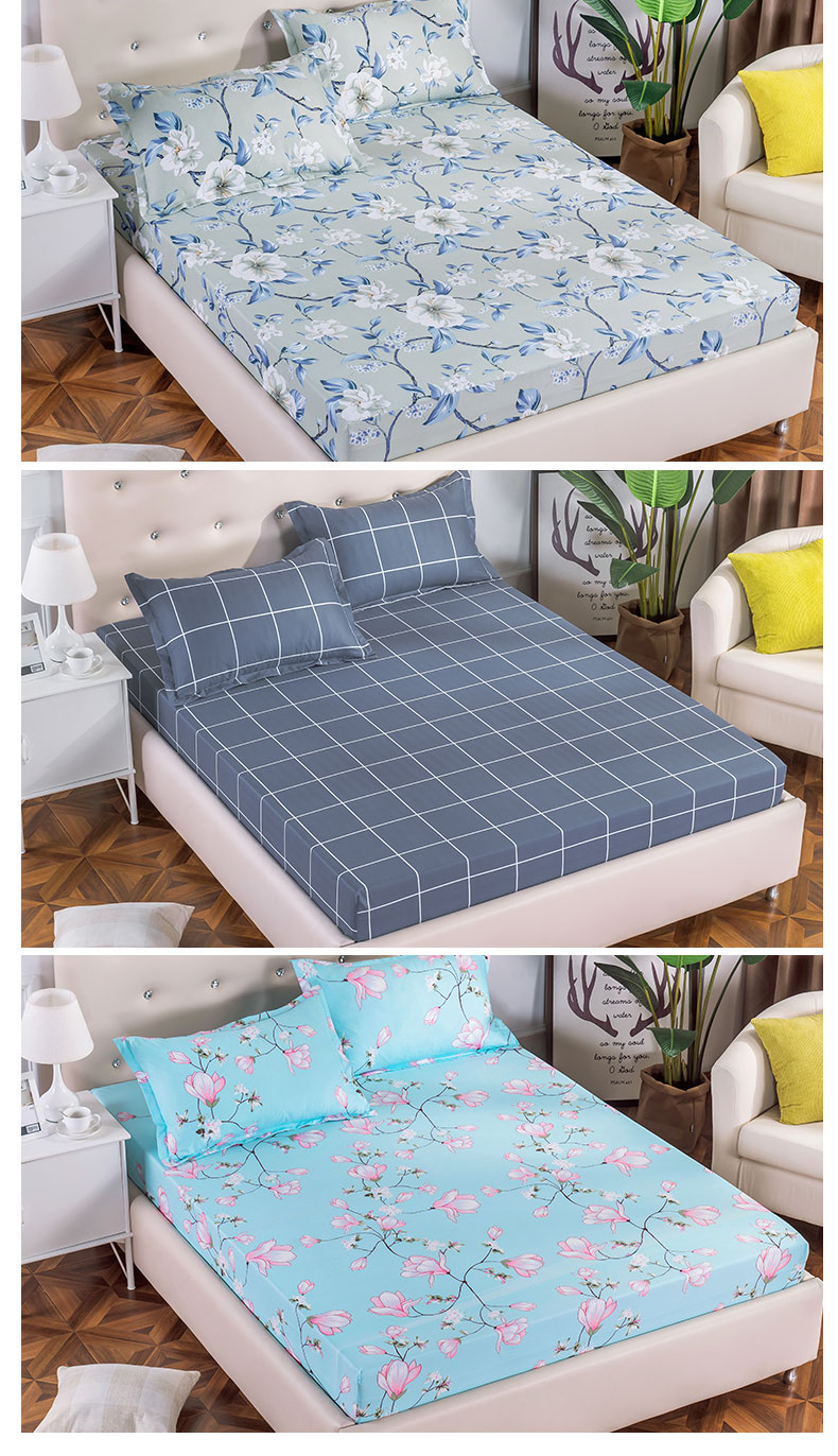 Tấm ga trải giường giường đơn bìa 1.5 mét 1.8 mét giường quilt cover ký túc xá ba mảnh Simmons bảo vệ bìa bụi che