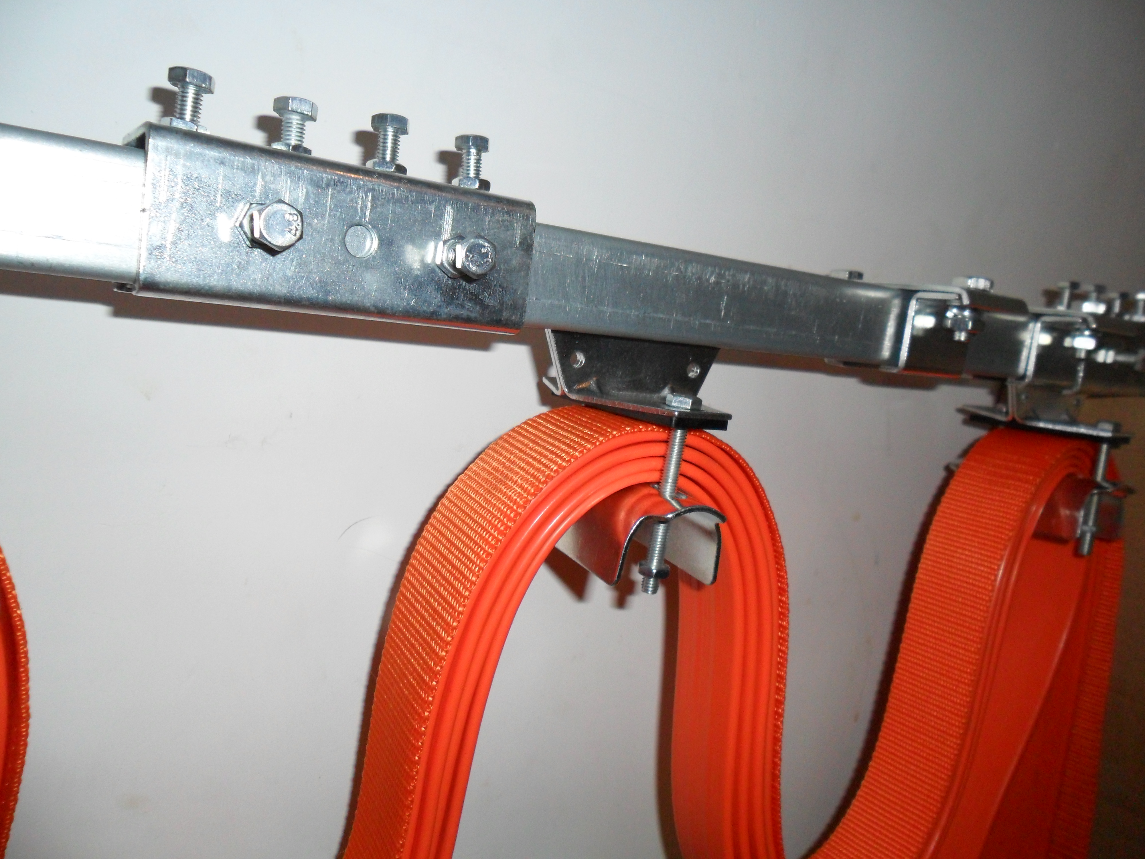 Flat cable C type rail power supply fittings galvanized joint refute refutation