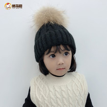 Childrens hats girls foreign fashion boys wool hats autumn and winter baby earrings childrens knitted hats winter tides