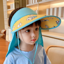 Child Air Top Hat Baby Sun Hat Summer Boy Sun Hat Anti-UV Girl Thin cap Cap Duck Tongue Cap