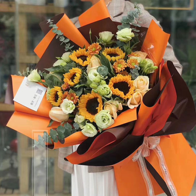 Double-sided bicoloured oya paper flower wrapping paper flower shop supplies Flowers Art Bag Flowers paper Han style bouquet wrapping paper