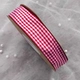 格纹丝带2.5cm 大红 约22.5米