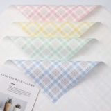 双色格纹花束包装纸网红格子欧雅纸花店防水鲜花包花纸花艺礼品纸