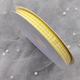 格纹丝带 柠檬黄 1cm 约45米