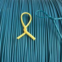 Black and white PVC PE Oval Hongzheng tie wire iron core galvanized mini wire factory direct