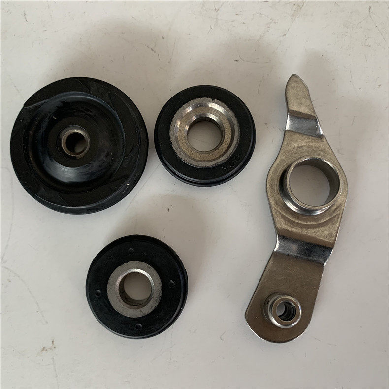 Suitable for WH125-12 Fenglang KYY Ruibiao SDH125-53-56 tensioning wheel pointing wheel three-piece wheel tensioning arm