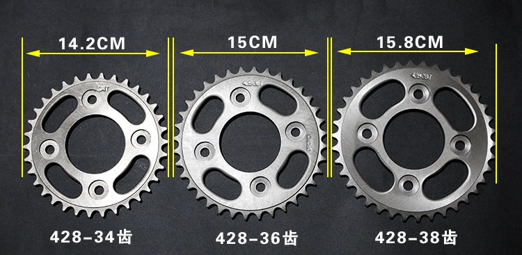 Wuyang Honda cong chùm xe gắn máy bánh răng lớn - Xe máy Gears 	nhông xích xe máy