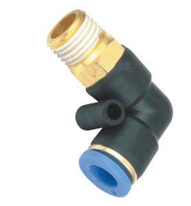 Pneumatic accessories quick connector PU trachea connector threaded elbow connector PL8MM-02 10-03 12-04 full