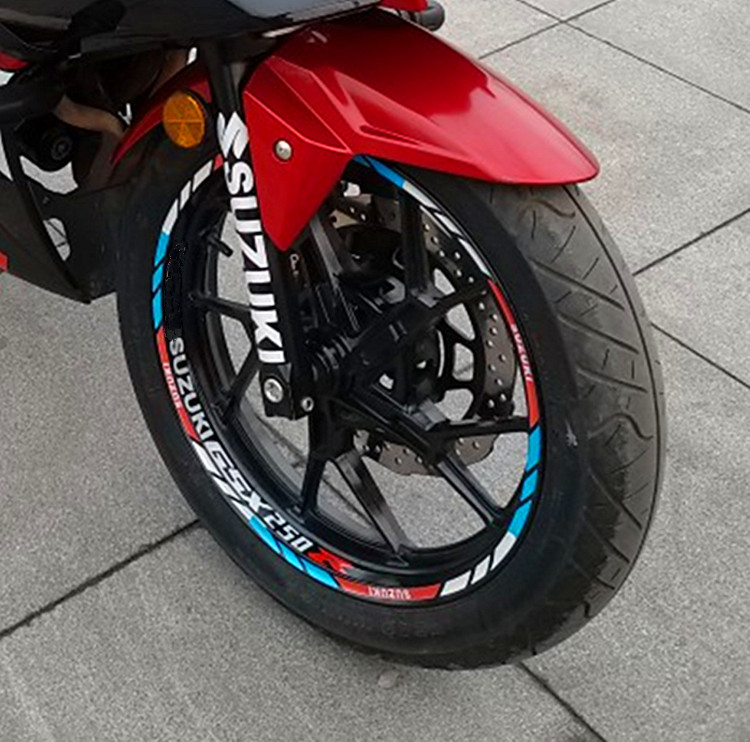 GSX250 applid oil case cover with locomotive carbon fiber anti-scraping patch gsx250 applid hub reflective patch tank sticker