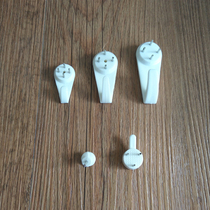 White incognito nail photo wall hanging painting hook nail Small large photo frame wall nail Single