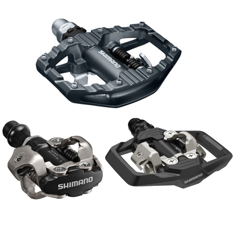 Shimano Shimano M540m520me700 mountain bike self-locking foot pedal T421EH500 dual-purpose lock pedal