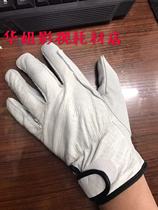 Film and television shooting stunt Weiya first layer cowhide gloves Flying performance acrobatic stage performance crew work gloves