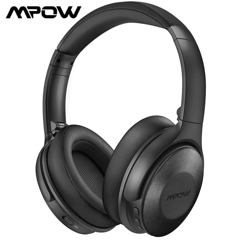 Export to the United States wireless bluetooth 5 0ANC active noise reduction head-mounted subwoofer headphones with wheat HIFI foldable