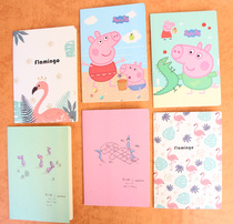 32K Notebook Korean student simple cartoon cover A5 horizontal line diary book car line notebook notebook fresh