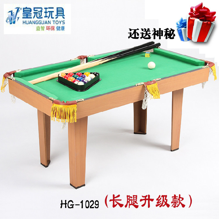 Crown large children's pool table Ball table table type desktop gift American black eight pool table English Snooker
