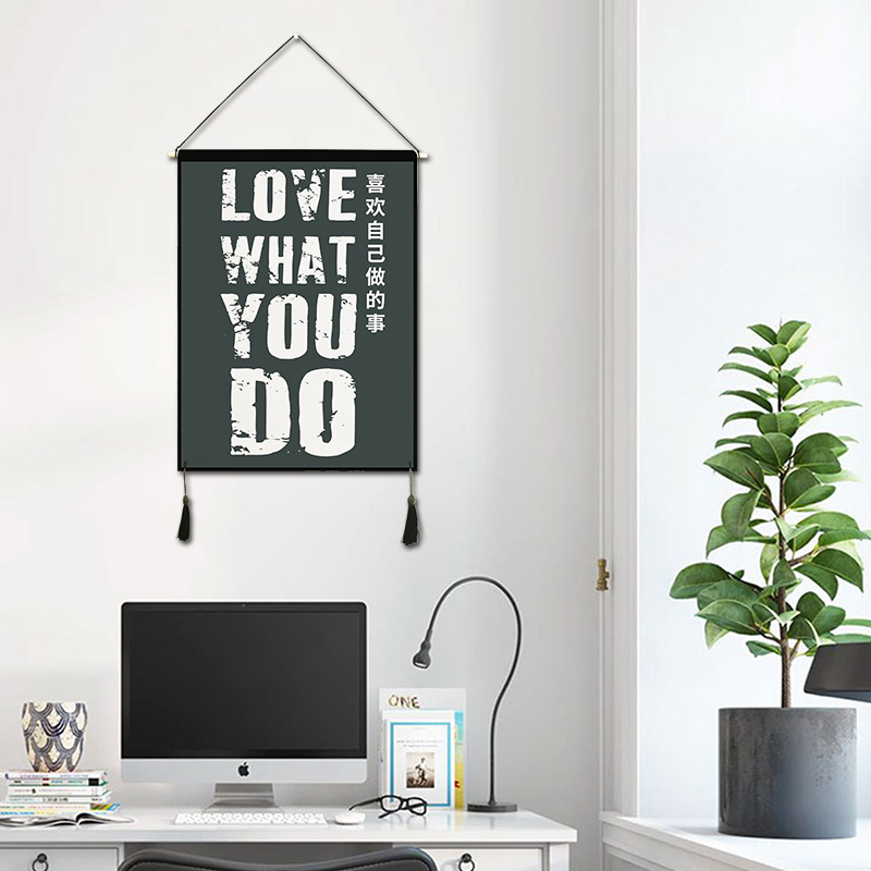 Bắc âu retro bảng chữ cái Tiếng Anh vải trang trí tranh vẽ tranh tường trang trí tấm thảm để bản đồ cho thuê phòng bìa xấu xí tùy chỉnh thảm decor phòng ngủ