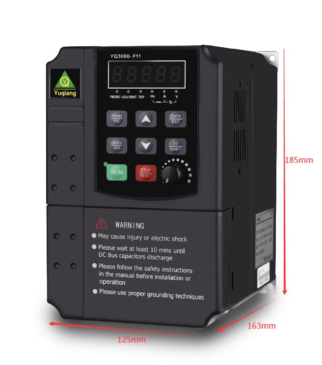 Factory direct sales Yuqiang inverter 1 5KW 2 2KW 3 7KW YQ3000-F11 series