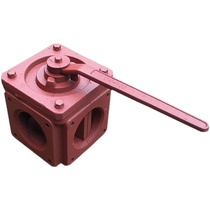 Dongfeng sewage suction truck fecal suction truck accessories four-way valve switch sewage suction truck control switch water gas separator valve