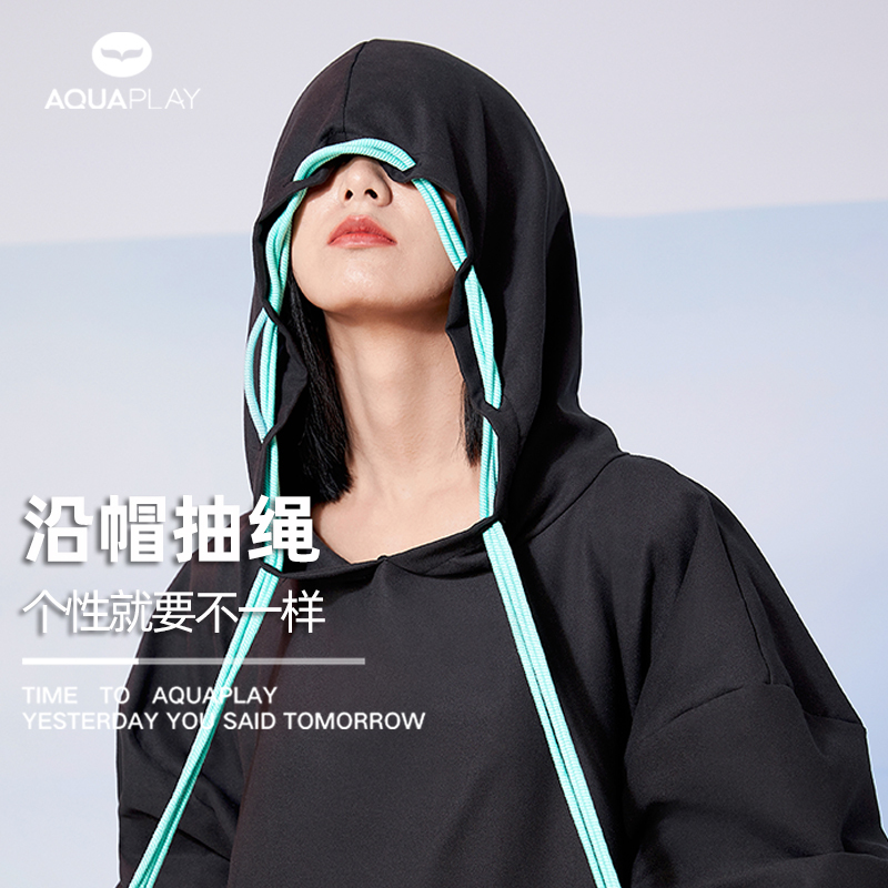 Aquaplay Diving Poncho Quick-Drying Bathrobe Winter Training Special Swimming Bath Towel Windproof Towel Absorbent Beach Towel