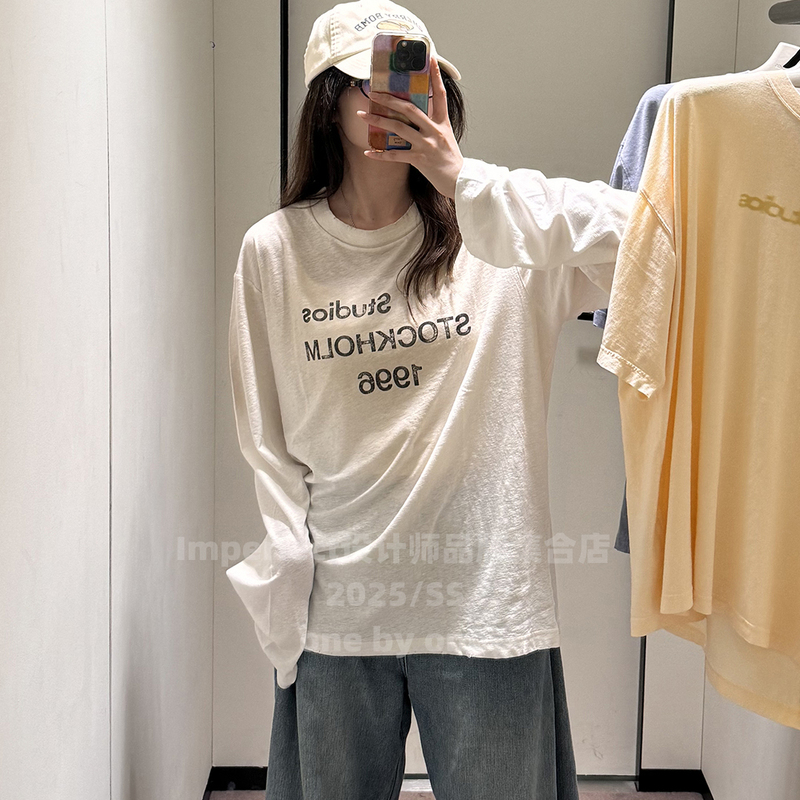 Imperfect Originally Planned ▶ Nanyou Retro Vintage 1996 Print Loose Long-Sleeve T-Shirt for Women, Thin Sun-Protective Top Imperfect Originally Planned ▶ Nanyou Retro Vintage 1996 Print Loose Long-Sleeve T-Shirt for Women, Thin Sun-Protective Top