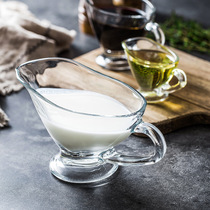 Turkey imported glass seasoning bucket Western steak juice bucket boat saucer sauce dish salad dressing dressing dressing Juice Cup