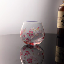 Sakura Tumbler Cup Japan imported Toyo Sasaki Sakura Water Cup Home Juice Drinks Girl Heart