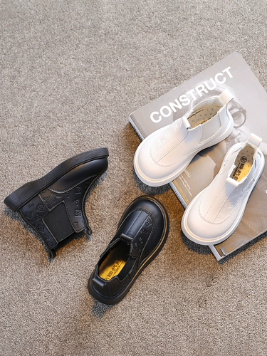 Martens, ботинки, модные детские короткие сапоги для мальчиков в английском стиле, осенние, тренд сезона, в британском стиле, мягкая подошва