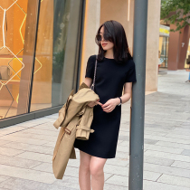 Zhao style self-contained luminous body Japan jin mouth triacetate custom elegant commuter small A dress