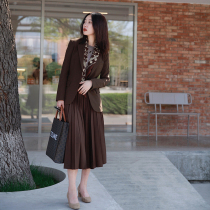 Zhao Tan style reputation light luxury slim Thin Fine fine worsted wool fine suit jacket