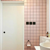  Banana bottom) Pecking) All-ceramic white brick 97 lattice mosaic European and American bathroom tiles Kitchen bathroom balcony wall tiles