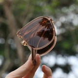 Франция Портни Белл Складывание солнцезащитных очков для женских новых ультрафиолетовых солнечных очков поляризованные солнцезащитные очки, чтобы вы выглядели тонкими