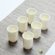 DeHua white porcelain smell cup set ceramic single Cup kung fu tea ceremony tea ceremony tea accessories tea cup tea cup special offer
