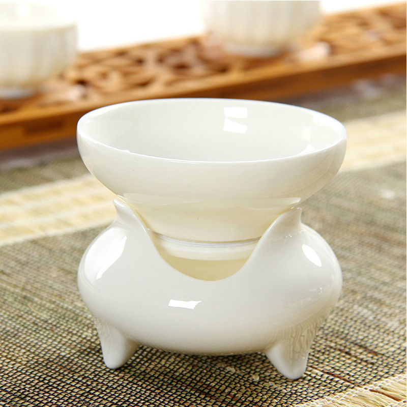 Defied Condensed Fat White Porcelain Tea Leaking Tea Filter Screen Fair Cup Filter Ceramic Tea Set Accessories Boutique Special Price